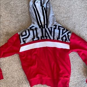 Red Pink Sweatshirt